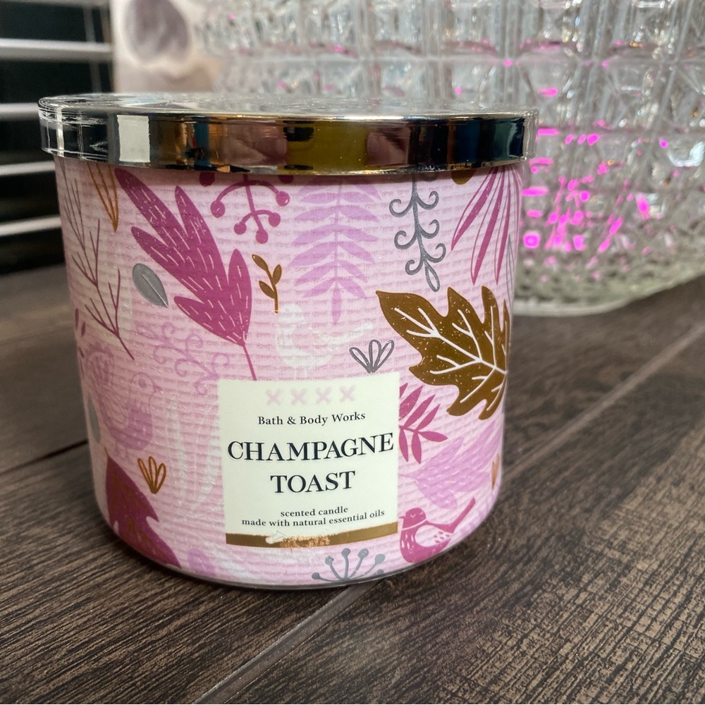 Champagne Toast Bath and Body Works 3 Wick Candle